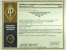 certificazione API Spec 5DP