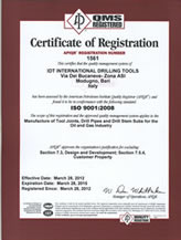 certificazione ISO 9001:2008